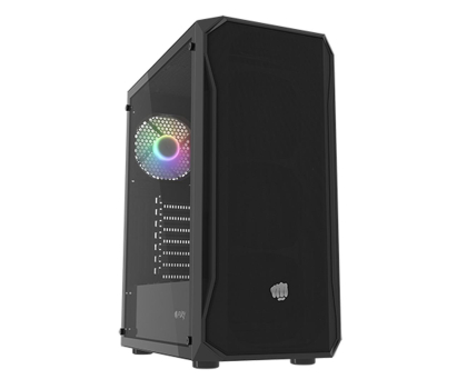 Obudowa NATEC Fury Shobo SH4 RGB Midi Tower z oknem Czarna NFO-2153